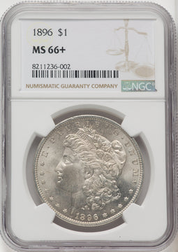 1896 Morgan Dollar NGC MS66+
