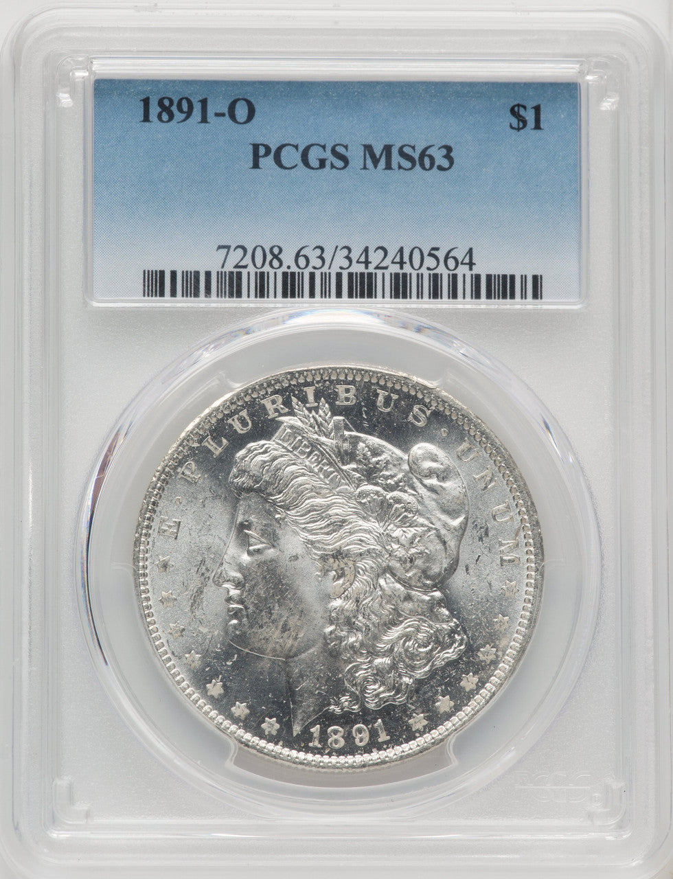 1891-O Morgan Dollar PCGS MS63