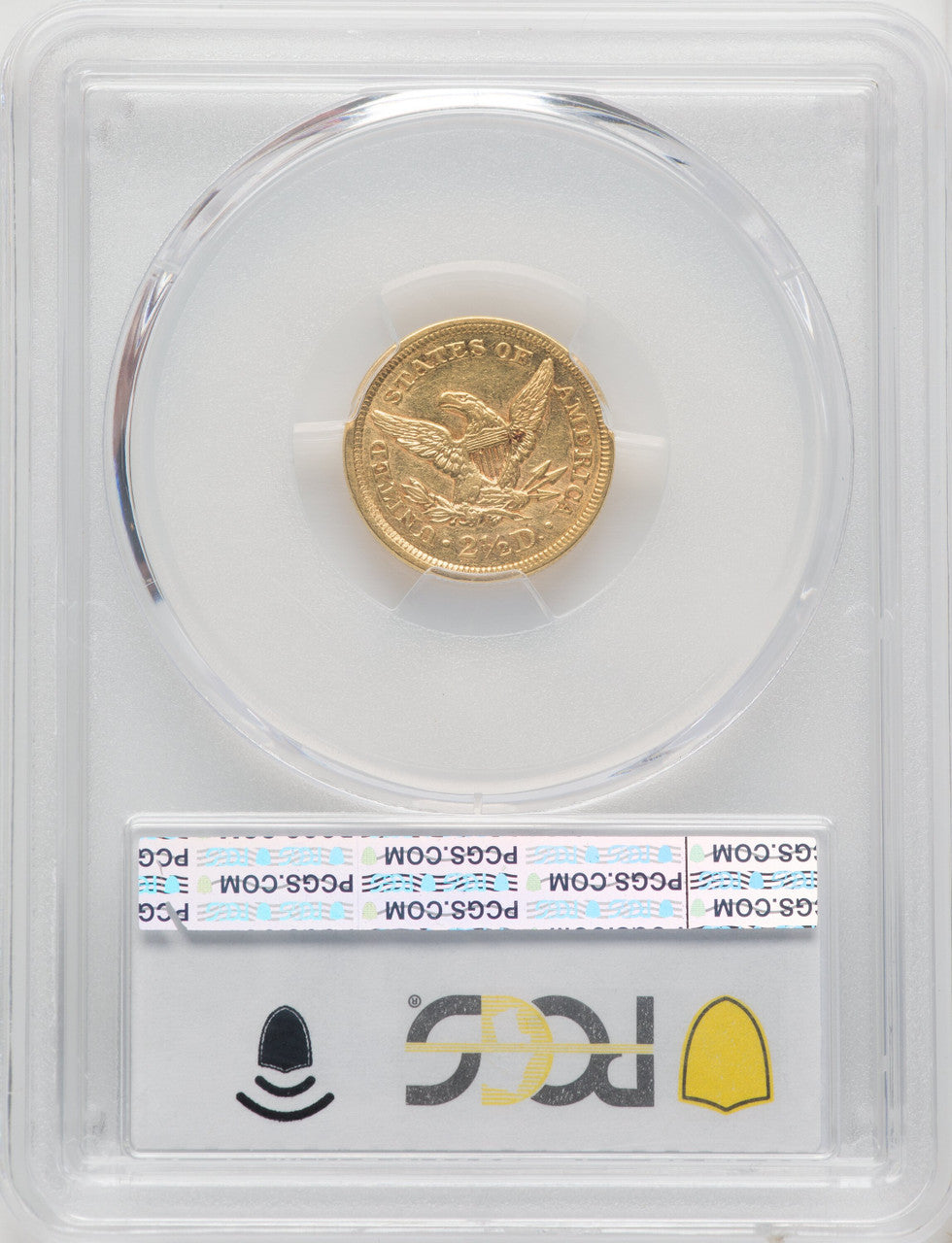 1857 $2.50 Liberty Quarter Eagle PCGS AU53 (771656074)