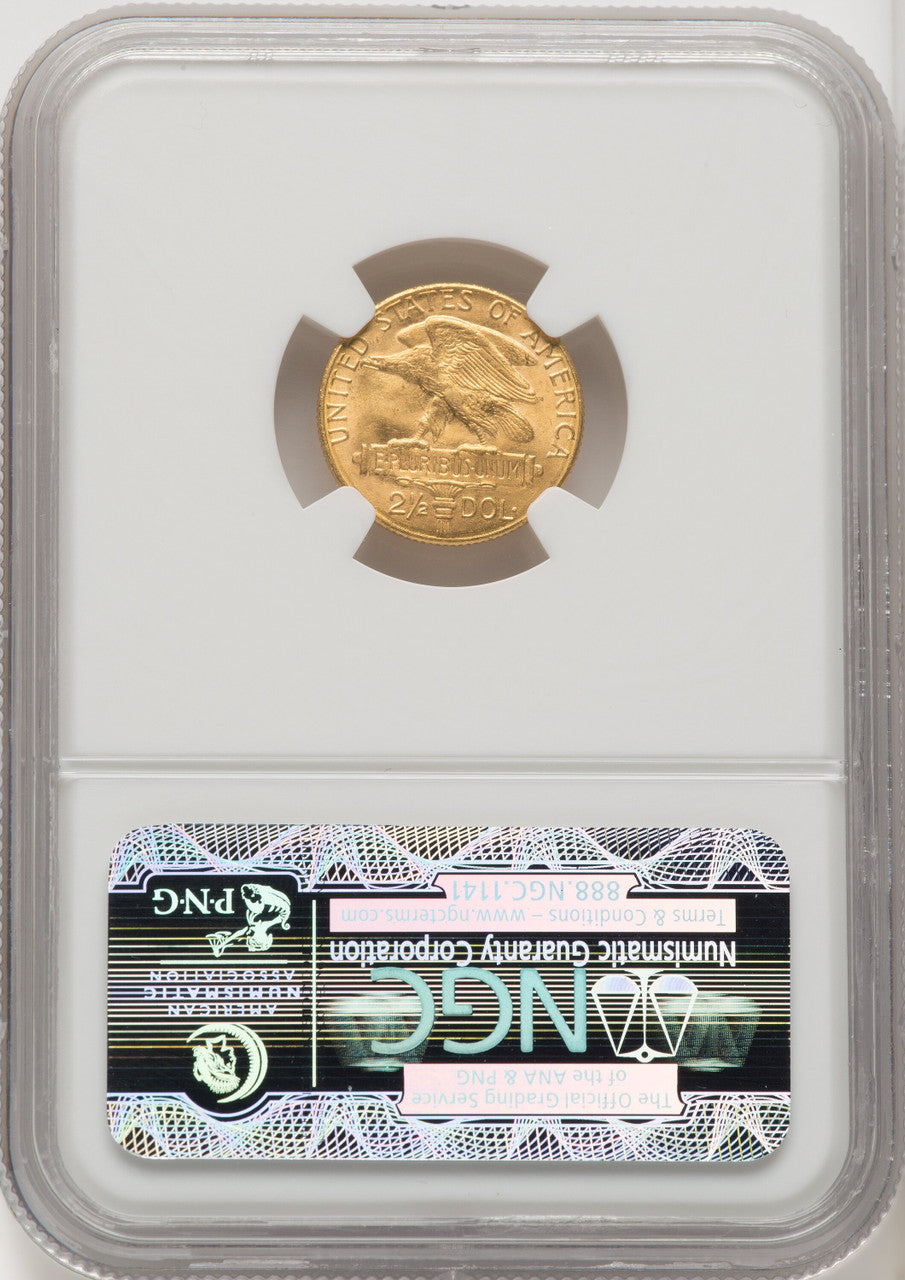 1915-S $2.50 Panama-Pacific Quarter Eagle Commemorative Gold NGC MS67 (771152005)