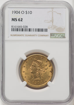 1904-O $10 Liberty Eagle NGC MS62 (177146016)