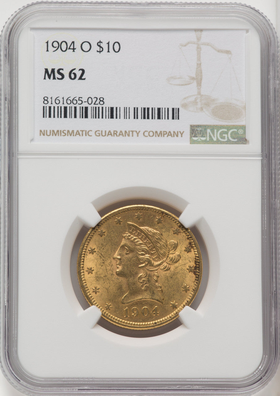 1904-O $10 Liberty Eagle NGC MS62 (177146016)
