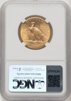 1910-D $10 Indian Eagle NGC MS62 (572101044)