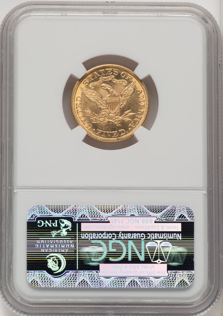 1881 $5 Liberty Half Eagle NGC MS66 (771810001)
