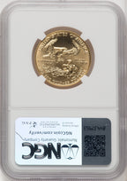 1991 $25 Half-Ounce Gold Eagle NGC MS70