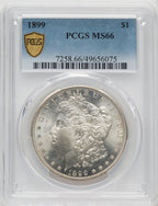 1899 Morgan Dollar PCGS MS66 (769299013)