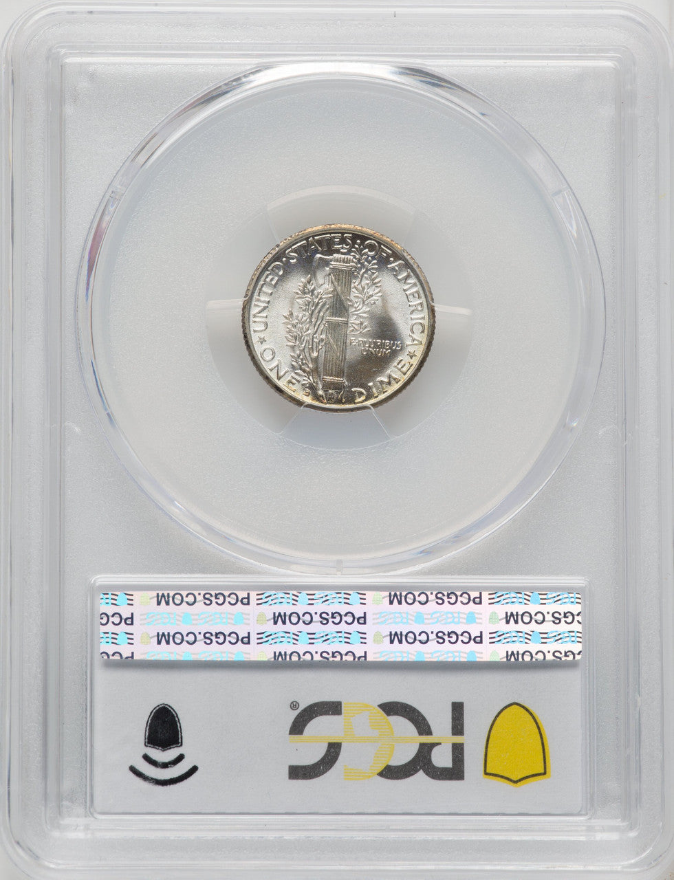 1929-D 10C FB CAC Mercury Dime PCGS MS67