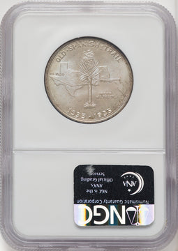 1935 50C Spanish Trail Commemorative Silver NGC MS68
