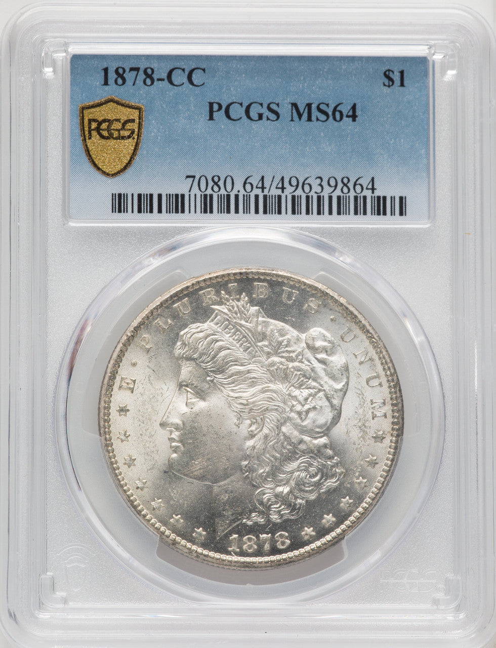 1878-CC Morgan Dollar PCGS MS64 (769215004)