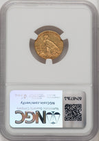 1914-D $2.50 Indian Quarter Eagle NGC MS61 (506433002)