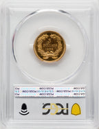 1888 $3 Proof Three Dollar Gold Pieces PCGS PR65