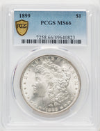 1899 Morgan Dollar PCGS MS66 (771767002)