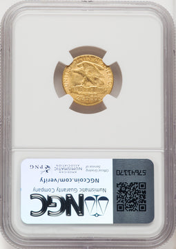 1915-S $2.50 Panama-Pacific Quarter Eagle Commemorative Gold NGC MS66