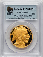2012-W $50 One-Ounce Gold Buffalo First Strike PCGS PR70 (506708032)