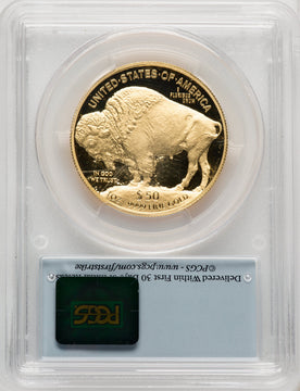 2015-W $50 One-Ounce Gold Buffalo First Strike PCGS PR70 (506708003)