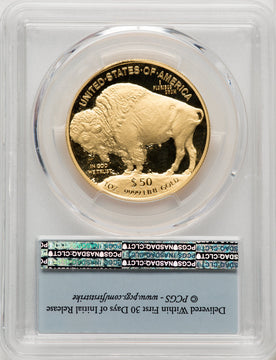 2018-W $50 One-Ounce Gold Buffalo First Strike PCGS PR70 (506708005)