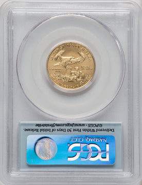 2010 $10 Quarter-Ounce Gold Eagle First Strike FS Flag PCGS MS70 (504884019)