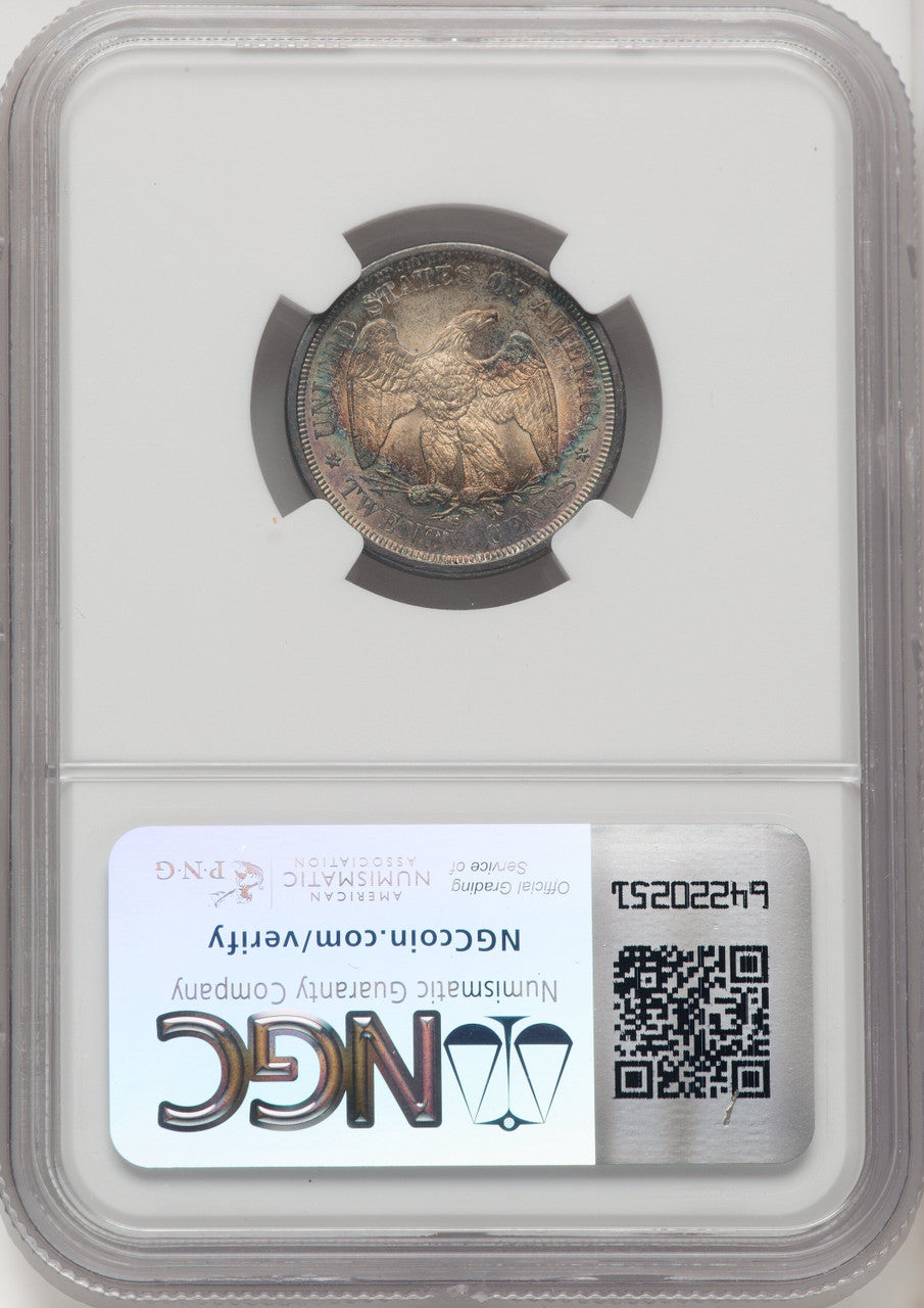 1875-S 20C Twenty Cent Pieces NGC MS64