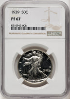 1939 50C Proof Walking Liberty Half Dollar NGC PR67 (769841007)