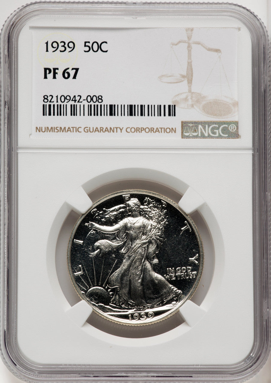 1939 50C Proof Walking Liberty Half Dollar NGC PR67 (769841007)
