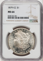 1879-CC Morgan Dollar NGC MS64