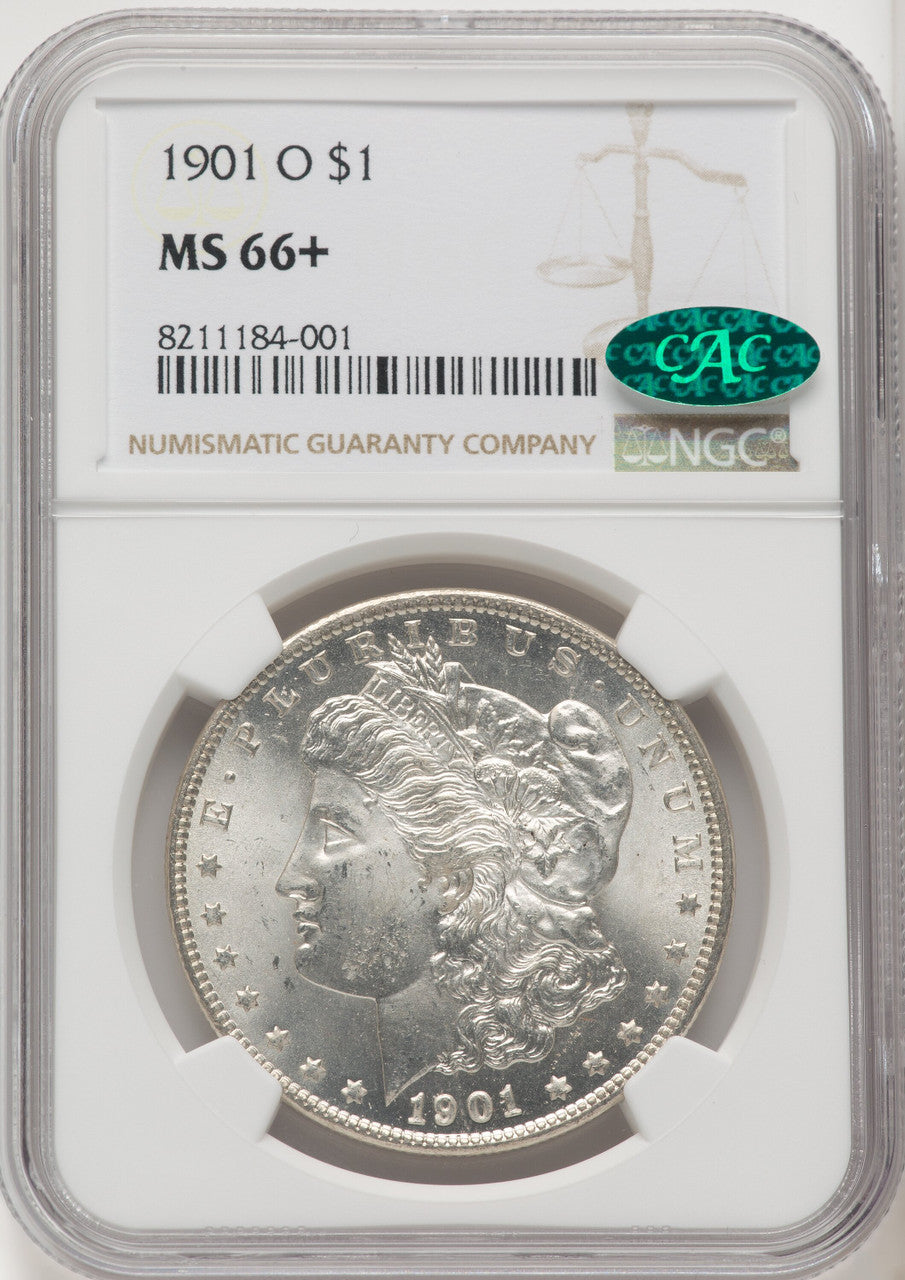 1901-O CAC Morgan Dollar NGC MS66+