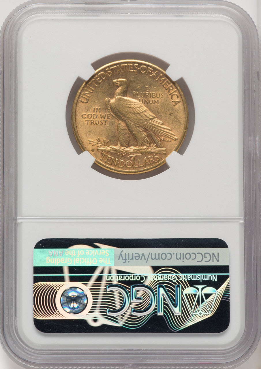 1909-S/S $10 Indian Eagle NGC AU58