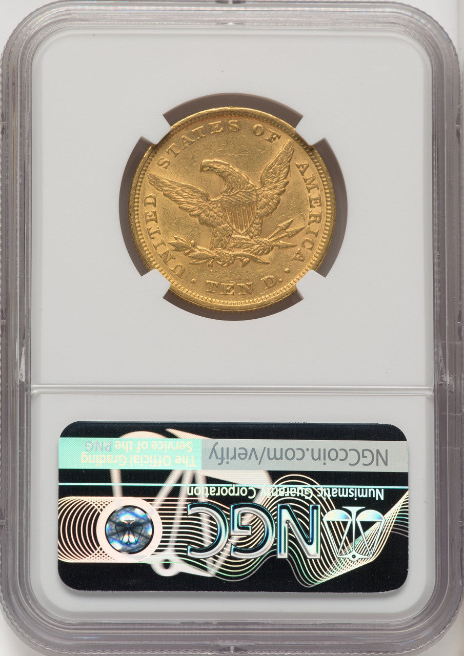 1851 $10 Liberty Eagle NGC AU55