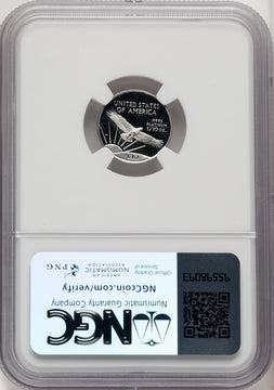 1997-W $10 Tenth-Ounce Platinum Brown Label NGC PF70 (768384080)
