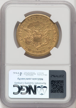 1857-S $20 Liberty Double Eagle NGC XF45 (771041005)