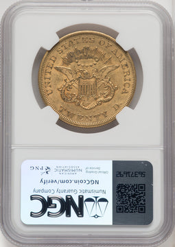 1861 $20 Liberty Double Eagle NGC AU53 (177142418)