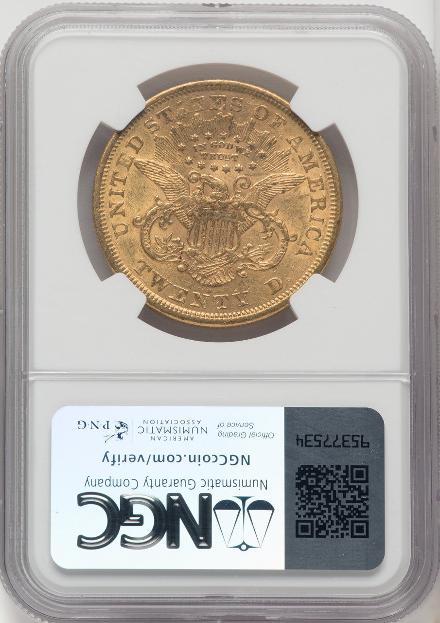 1868-S $20 Liberty Double Eagle NGC AU55 (771041011)