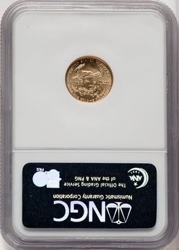 2006 $5 Tenth-Ounce Gold Eagle First Strike NGC MS70 (506711054)
