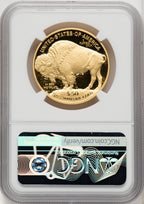 2008-W $50 One-Ounce Gold Buffalo .9999 Fine Gold Mike Castle NGC PF70 (771763034)