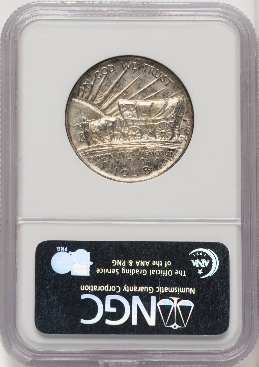 1938-D 50C Oregon Commemorative Silver NGC MS68 (770954018)