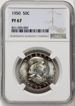 1950 50C Proof Franklin Half Dollar NGC PR67 (771085013)