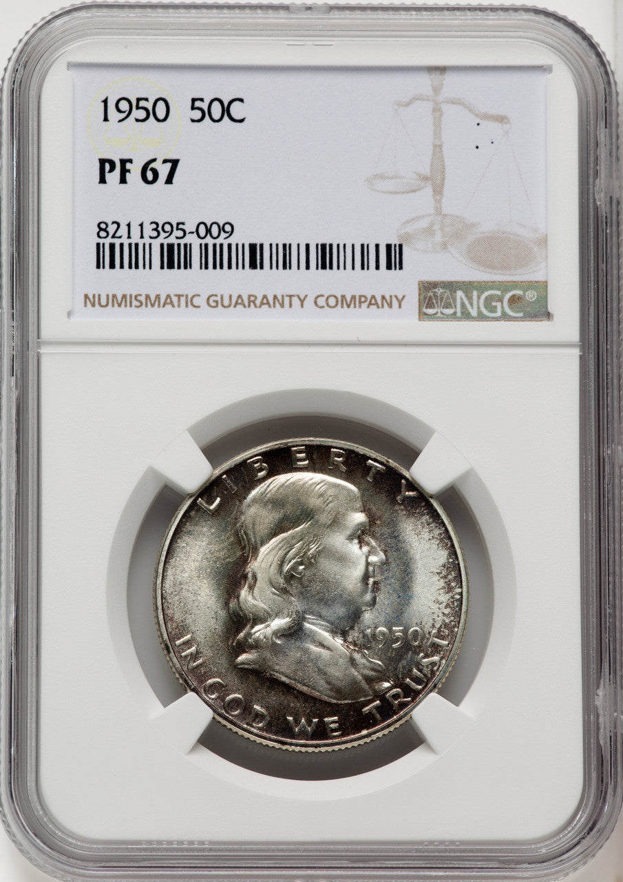 1950 50C Proof Franklin Half Dollar NGC PR67 (771085013)