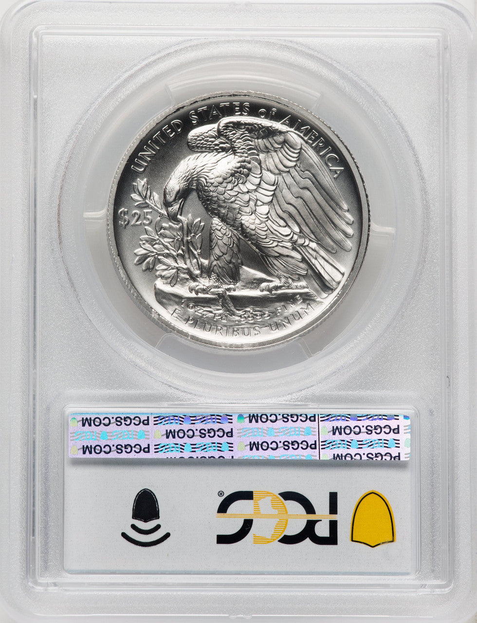 2023-W Palladium Eagle 1 oz Burnished AR Flag PCGS MS70