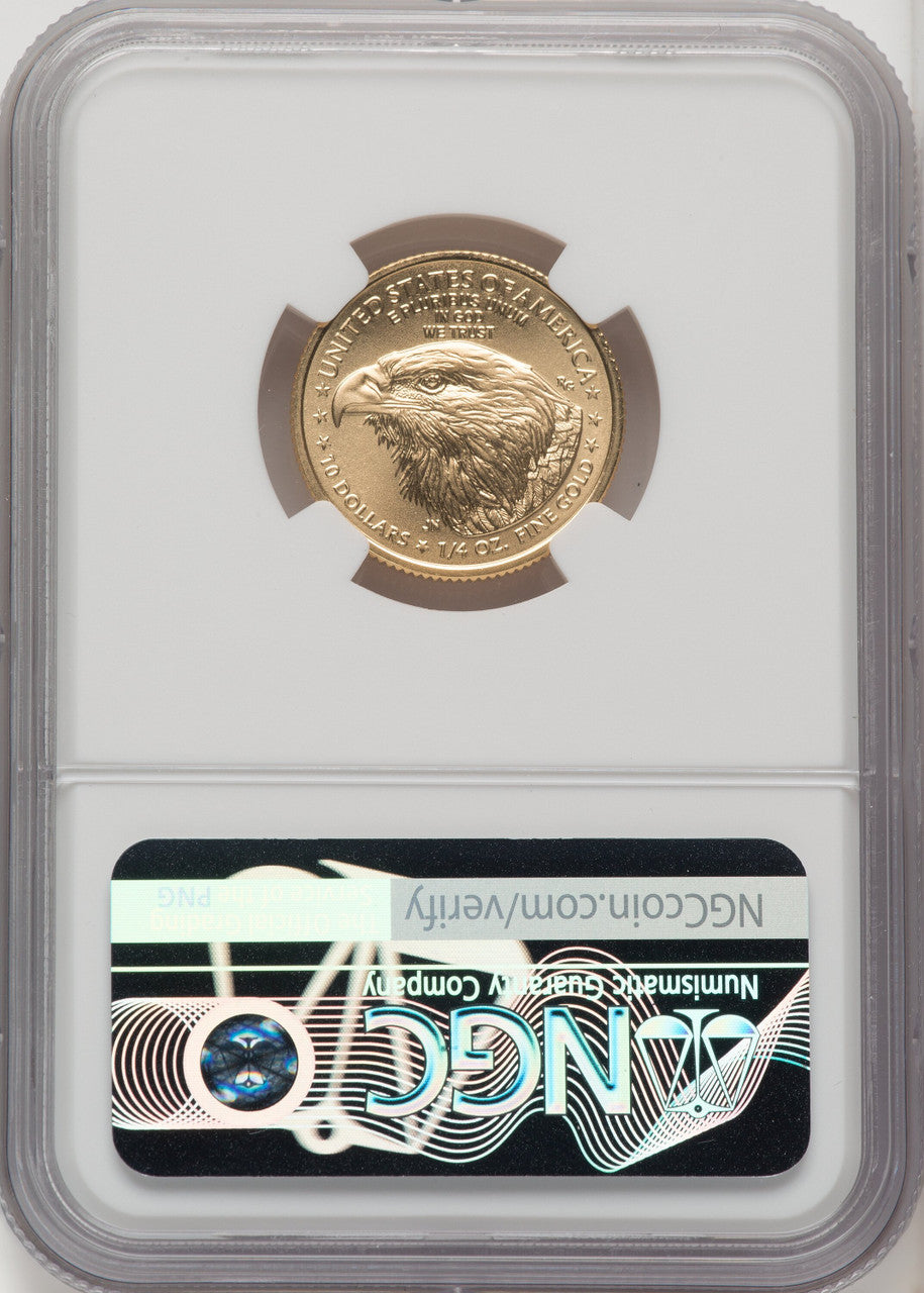 2023 Gold Eagle 1/4 oz Kenneth Bressett Red Book NGC MS70