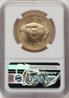2023-W Burnished Gold Eagle 1 oz FDI Ron Harrigal NGC MS70