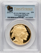 2010-W 1oz Gold Buffalo PCGS PR70