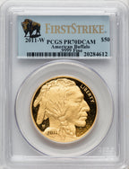 2011-W $50 One-Ounce Gold Buffalo PCGS PR70 (506708030)