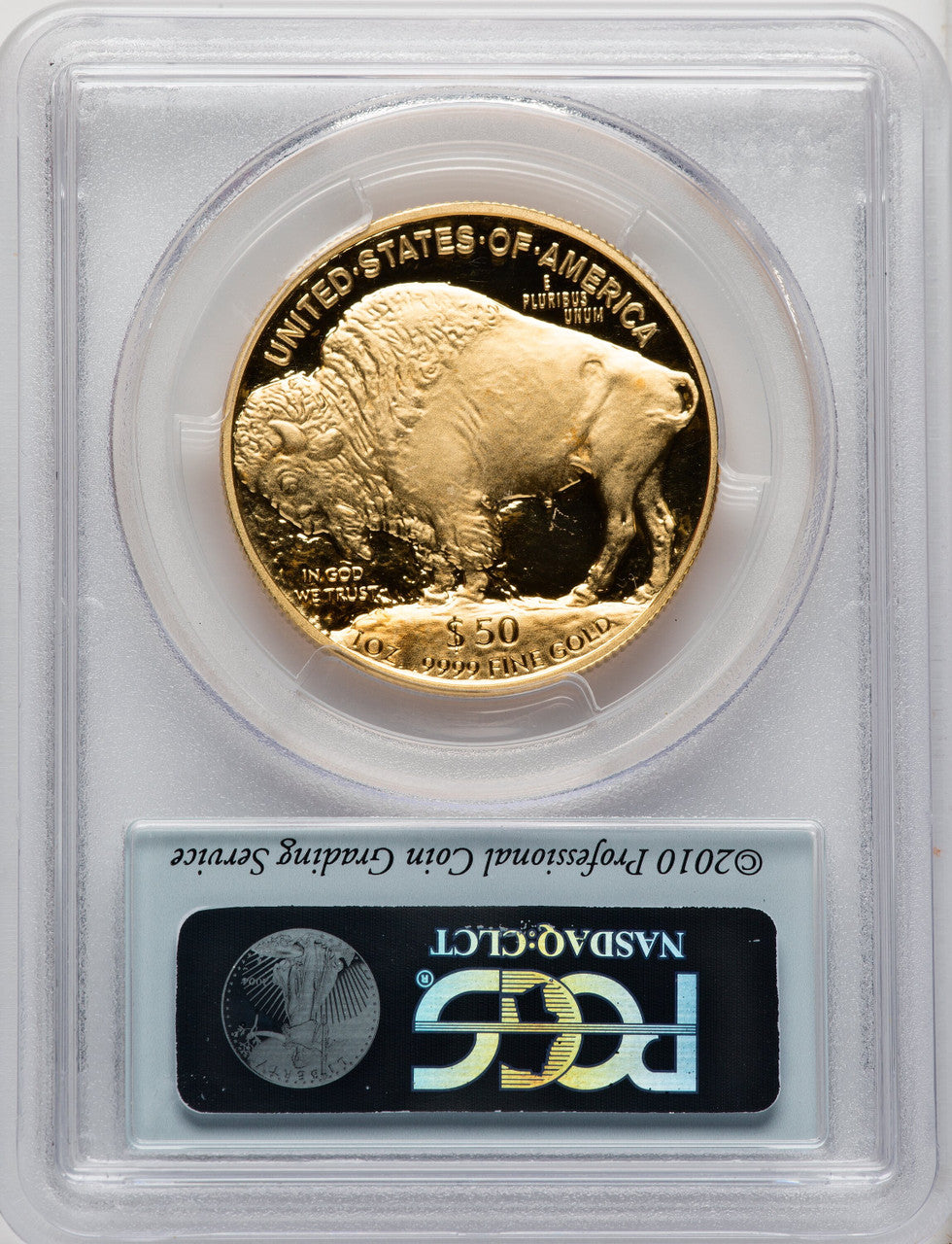 2007-W G$50 One-Ounce Gold Buffalo .9999 Fine Gold PCGS PR70 (506708025)