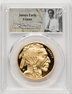 2006-W $50 One-Ounce Gold Buffalo Fraser Signature PCGS PR70