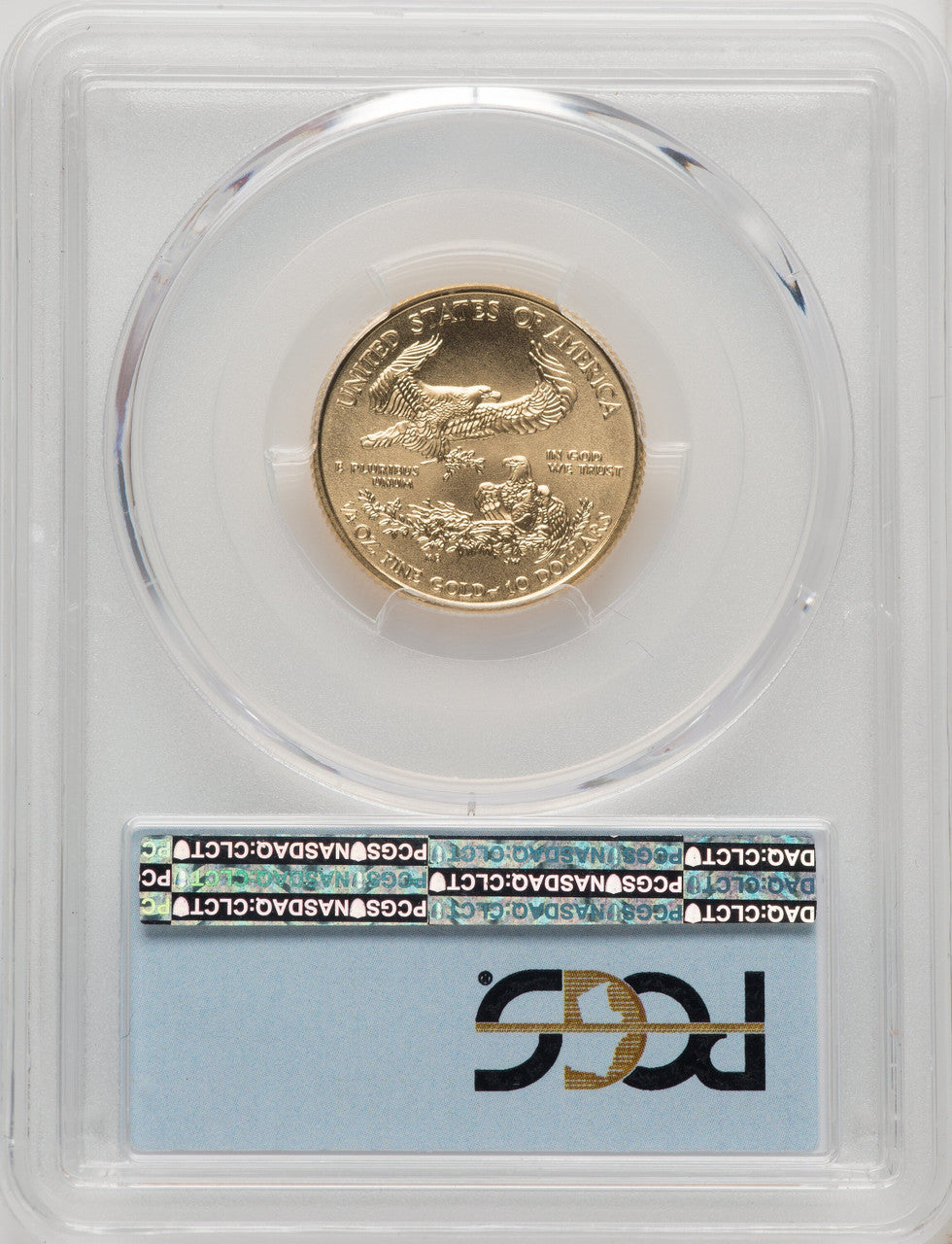 2017 $10 Quarter-Ounce Gold Eagle First Day of Issue PCGS MS70