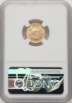 2018 $5 Tenth-Ounce Gold Eagle First Strike NGC MS70