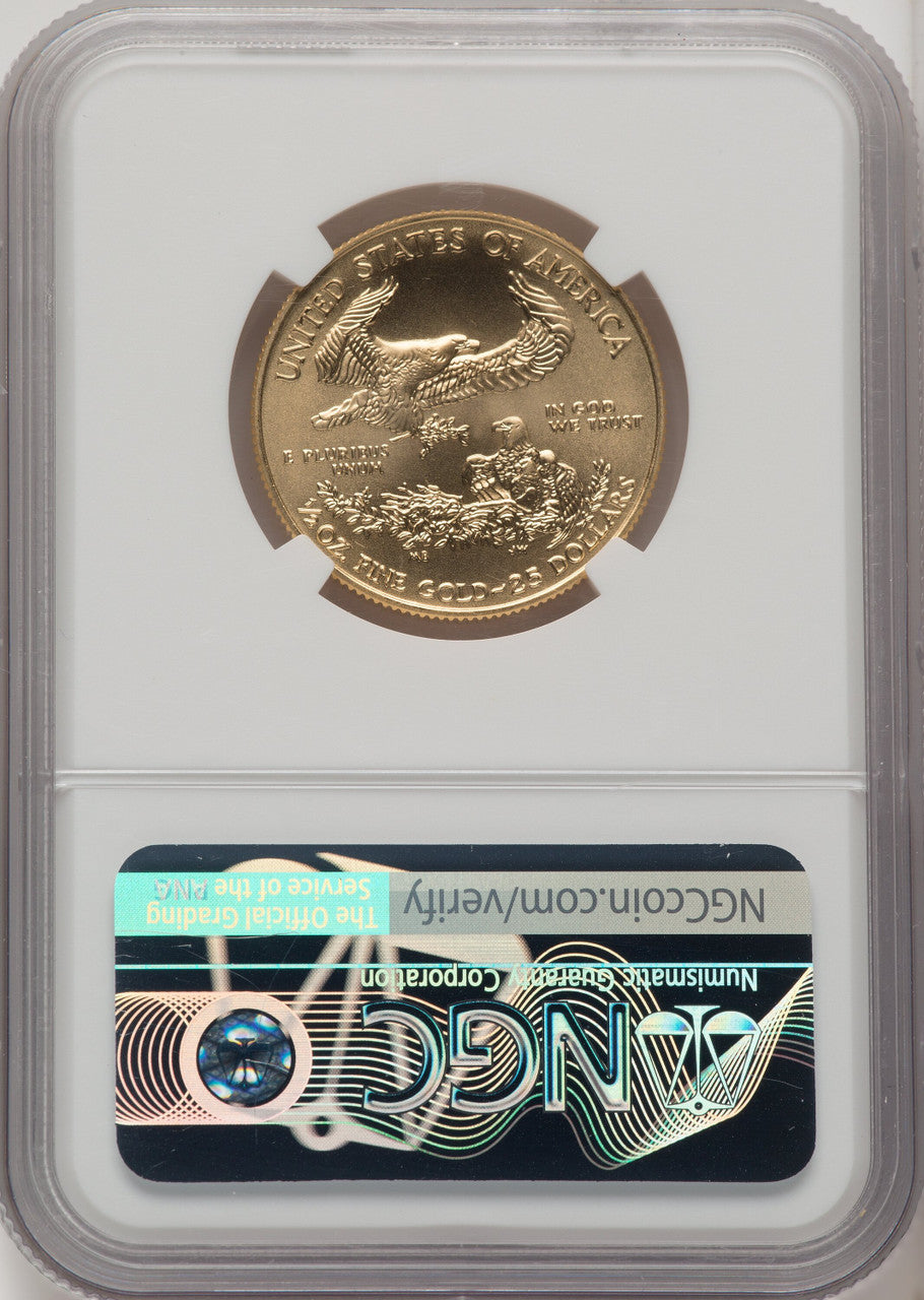 2020 $25 Half-Ounce Gold Eagle Ed Moy NGC MS70