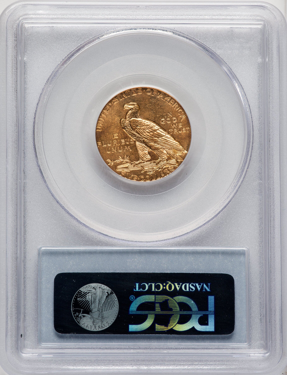 1908 $5 Indian Indian Half Eagle PCGS MS62 (505961039)