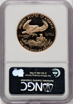 1993-W $50 One-Ounce Gold Eagle Brown Label NGC PF70 (771448005)