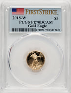 2018-W Gold American Eagle 4-Coin Set PCGS PR70
